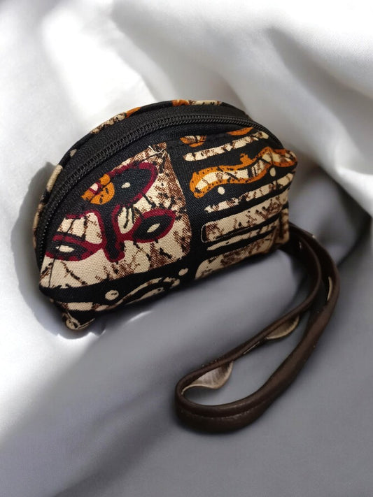 Multicolor Printed Fabric Purse