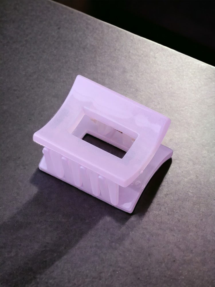 Purple Box Claw Clip