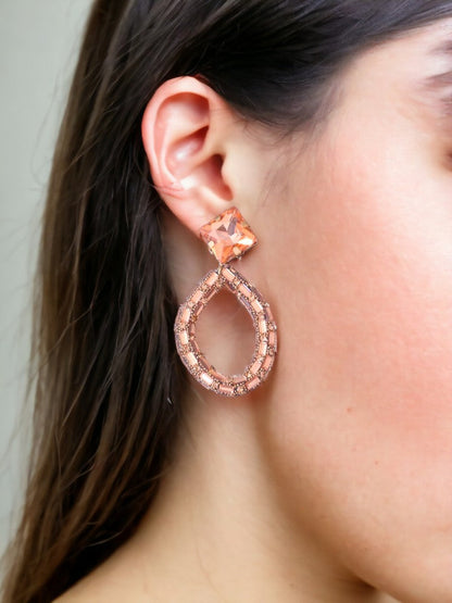 Rose Gold Tiny Danglers