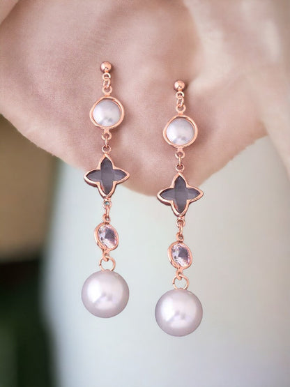 Rose Gold Emilie Danglers