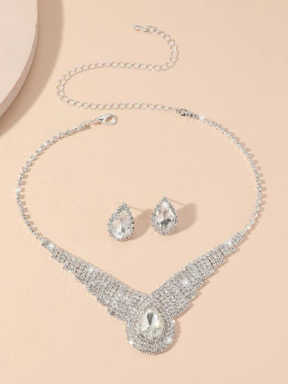 Silver Clarabelle Necklace Set