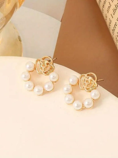 White Flower Studs