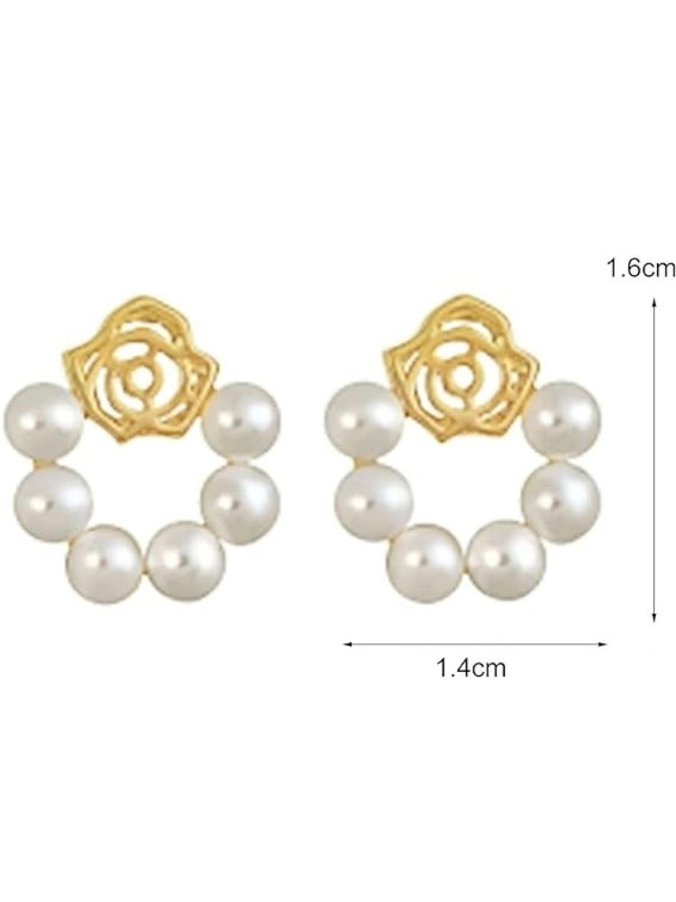 White Flower Studs