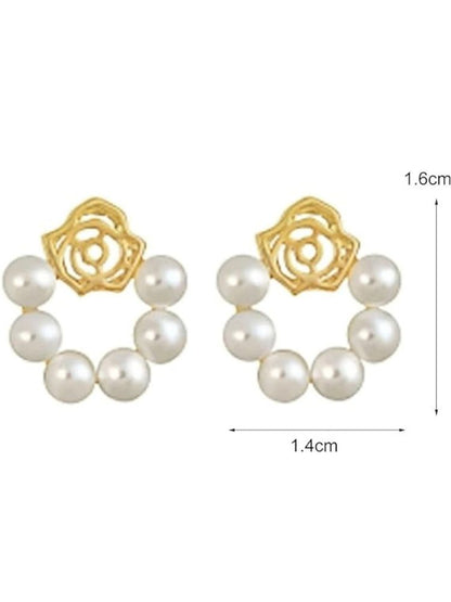 White Flower Studs