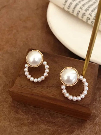 White Pearl Studs