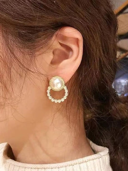 White Pearl Studs