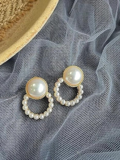 White Pearl Studs