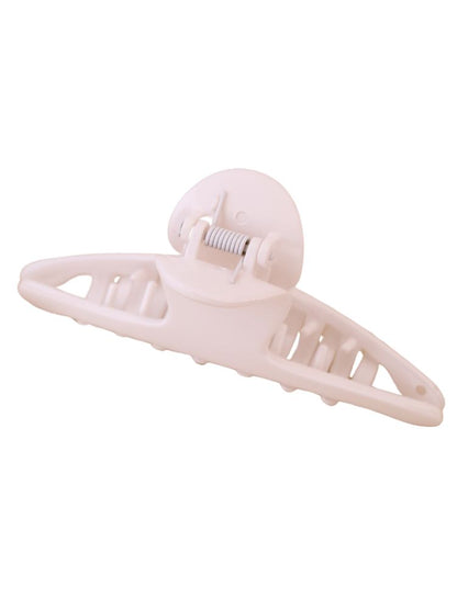 White Snail Claw Clip